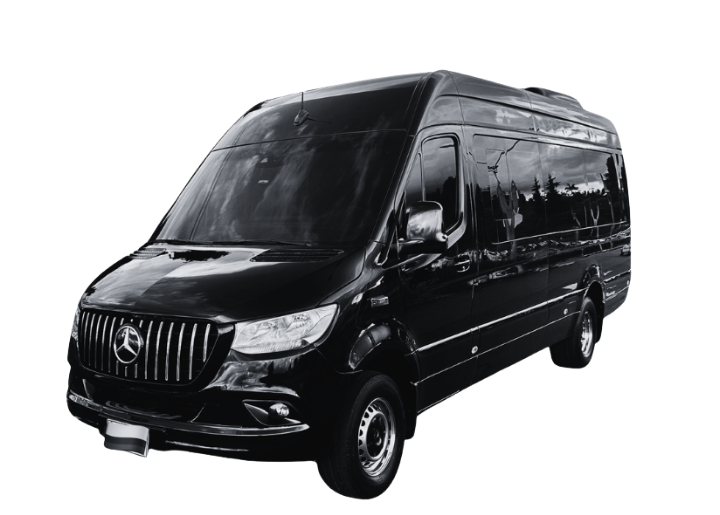 VIP MERCEDES LUXURY VAN PICKUP TO AIRPORT